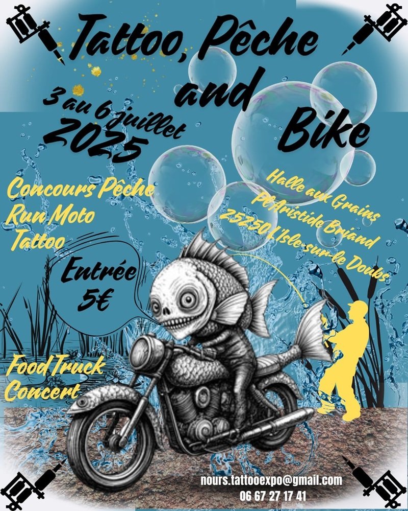 Tattoo Pèche & Bike 2025