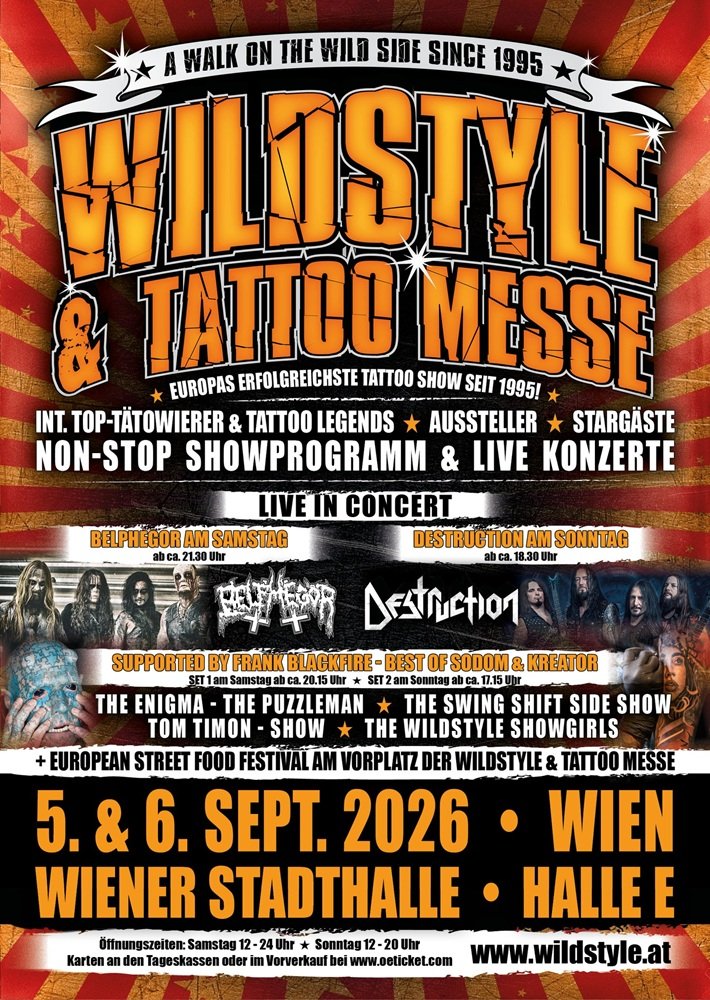 Wildstyle & Tattoo Messe Wien 2026