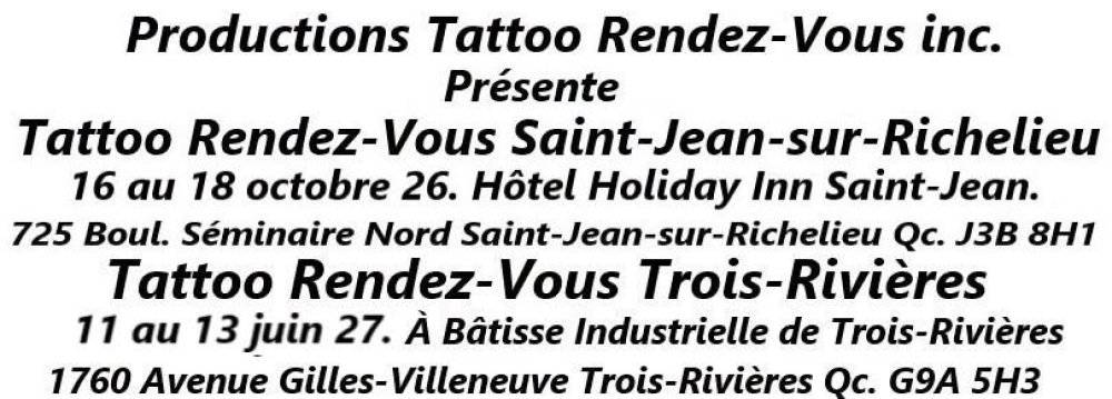 Tattoo Rendez Vous Trois Rivières 2027