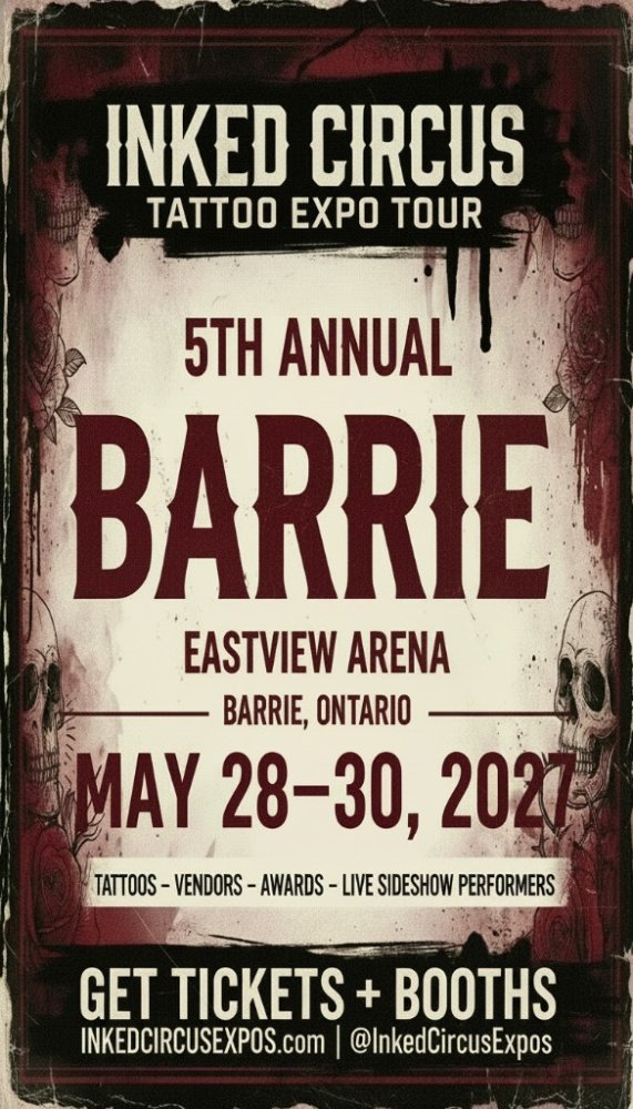 Inked Circus Tattoo Expo Barrie 2027