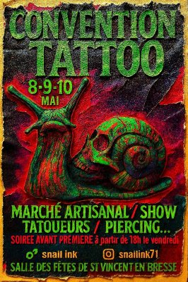 Convention Tattoo Snail Ink 2026