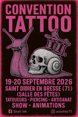 Convention Tattoo Snail Ink 2026