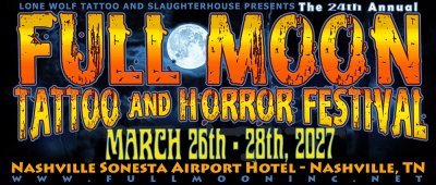 Full Moon Tattoo & Horror Fest 2027