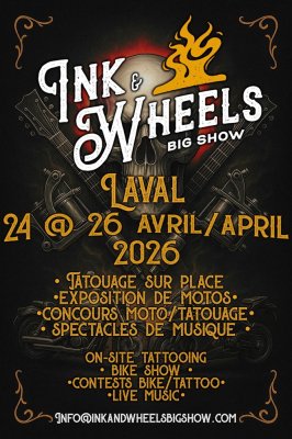 Ink & Wheels Big Show Laval 2026