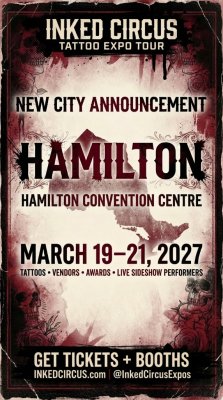 Inked Circus Tattoo Expo Hamilton 2027