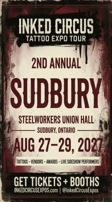 Inked Circus Tattoo Expo Sudbury 2027