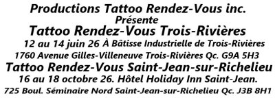 Tattoo Rendez-Vous Saint-Jean-Sur-Richelieu 2026