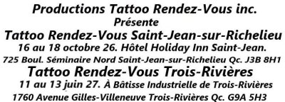 Tattoo Rendez Vous Trois Rivières 2027