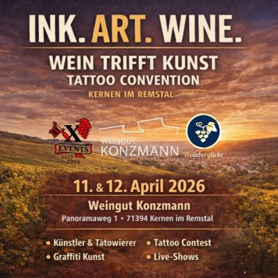 Wein Trifft Kunst Tattoo Convention Kernen im Remstal 2026